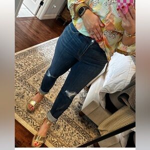 Judy blue size 11 Classic Blue Distressed Women's Jeans new without tags